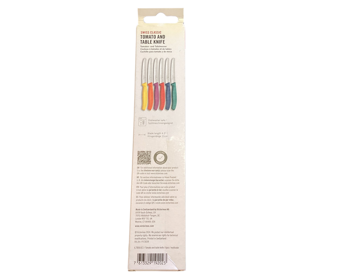 SET de cuchillos para tomate x6 11 cm