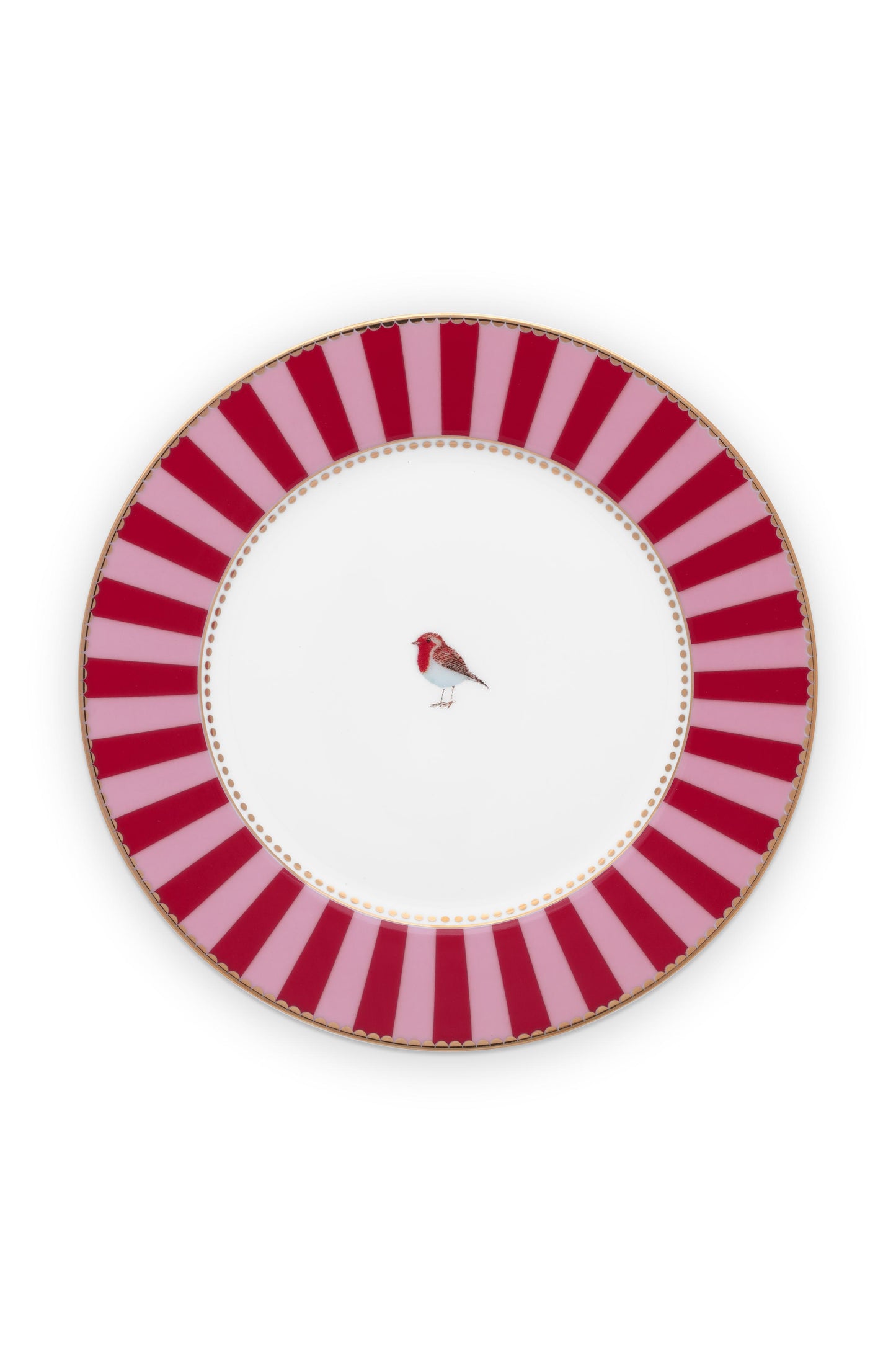 Plato Birds Red-Pink 17cm