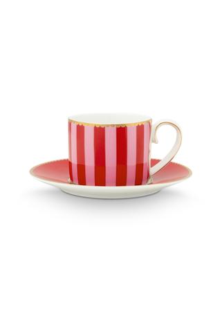 Taza + Plato Tiras Red Love B