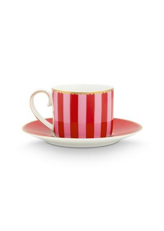 Taza + Plato Tiras Red Love B