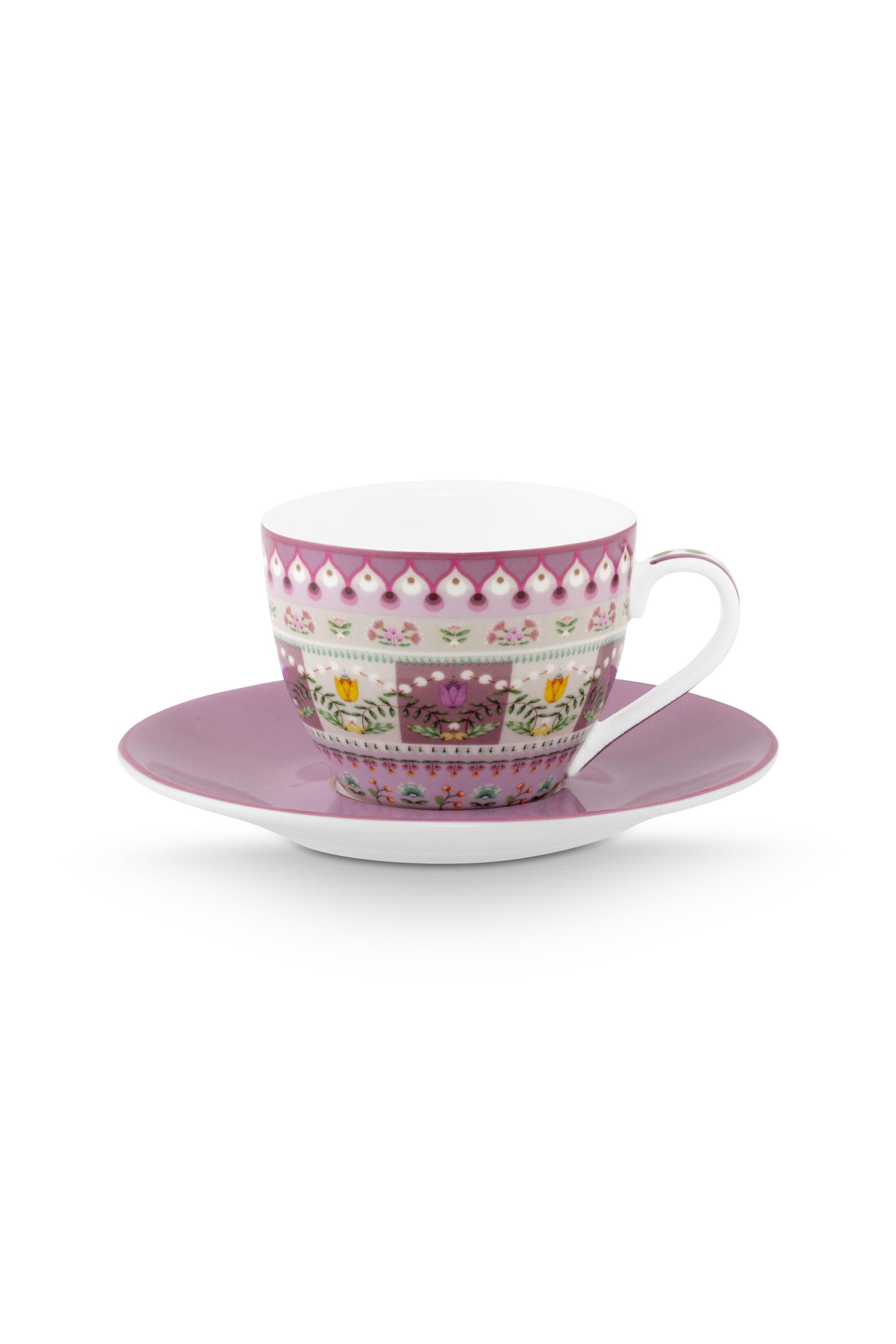 Taza + Plato Lily & Lotus