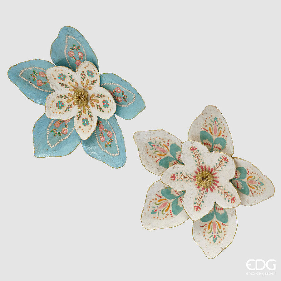 Flor decorativa mural