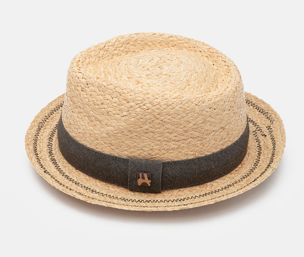 Sombrero Ala Corta Pespunte
