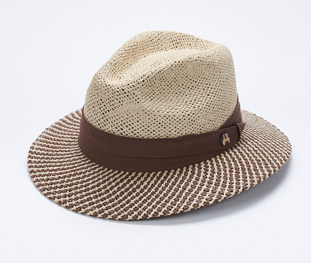 Sombrero Trenzado Bicolor