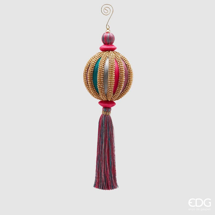 Bola navideña de seda