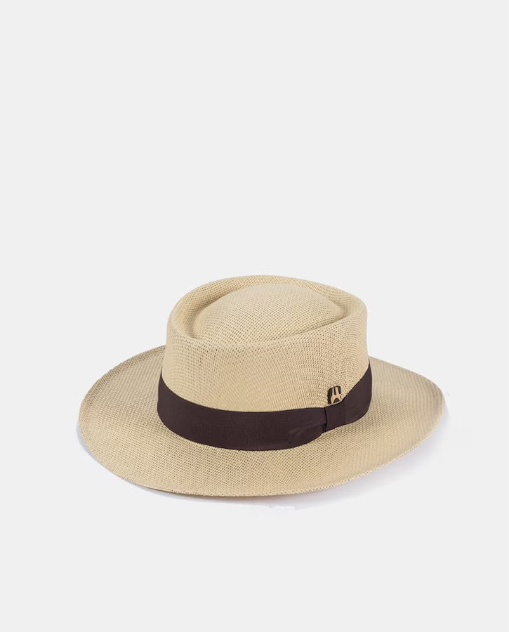 Sombrero Gambler calado con banda