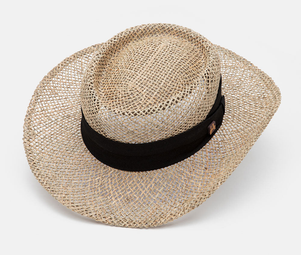 Sombrero gambler paja