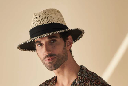 Sombrero Trenzado Bicolor