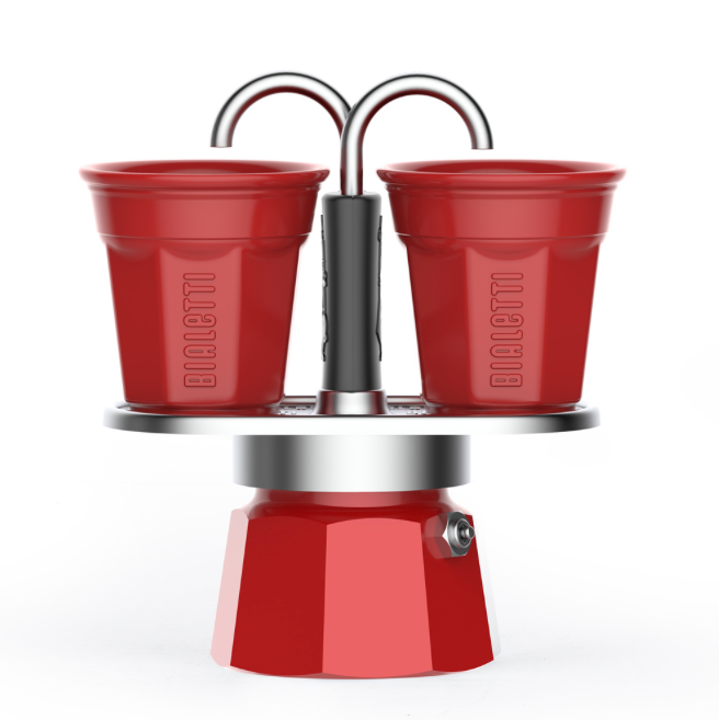 Bialetti 2 Tazas Origen RED