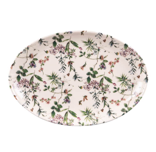 Plato Oval Silvestre