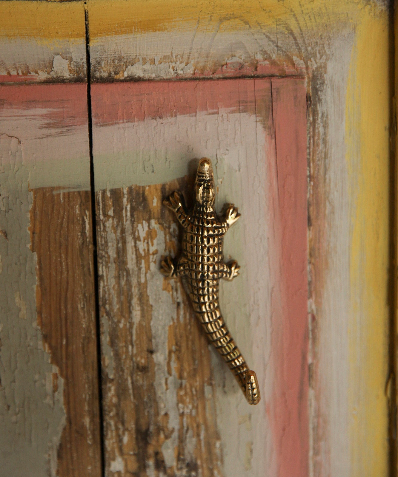 Colgador Cocodrilo Vintage