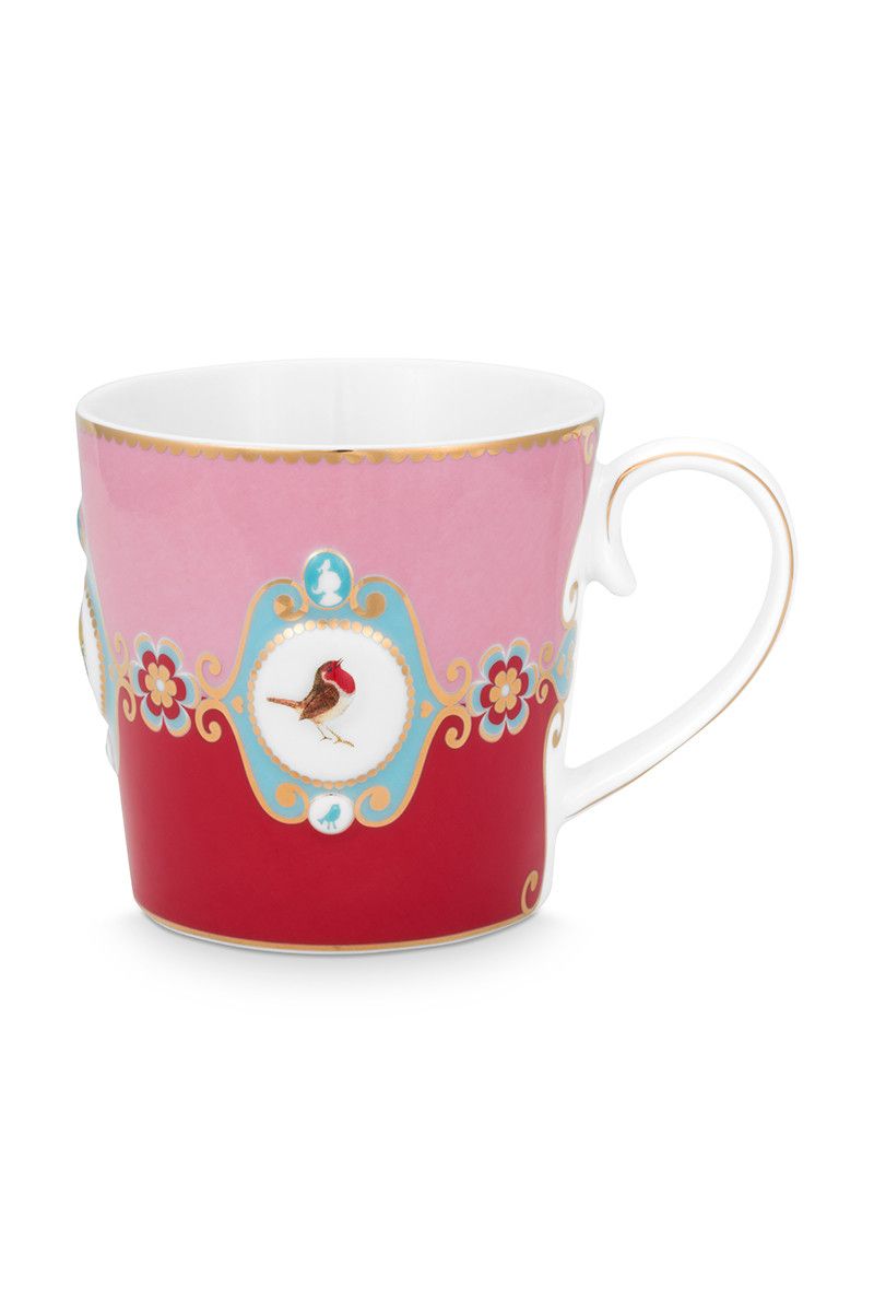 Taza Love Birds Red-Pink