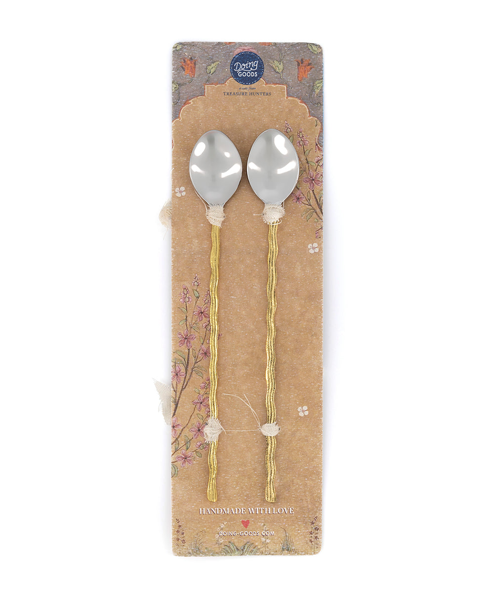 Cuchara larga ondulada (set 2)