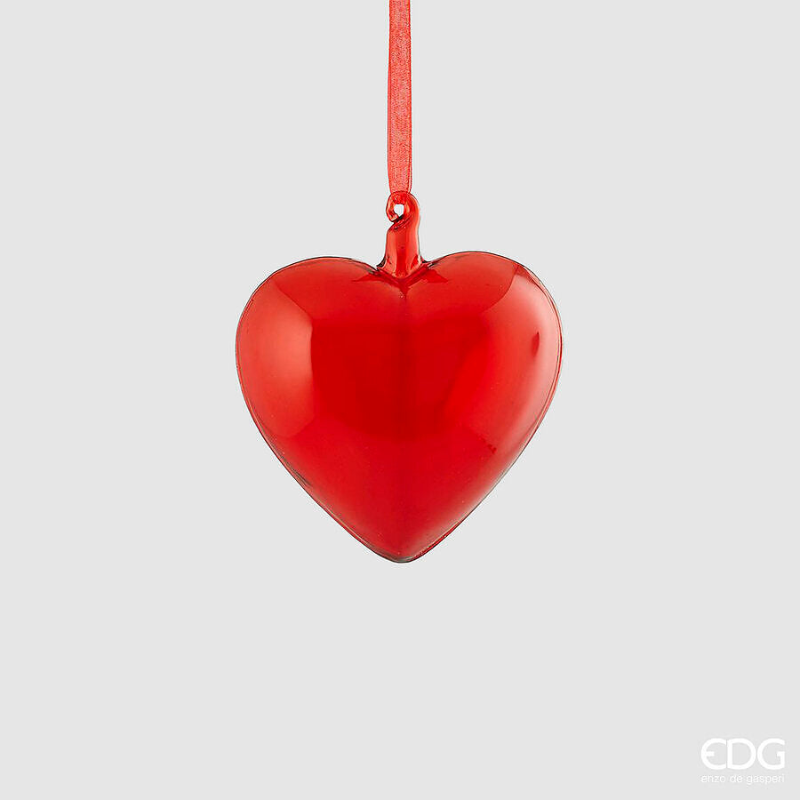 Corazón cristal rojo