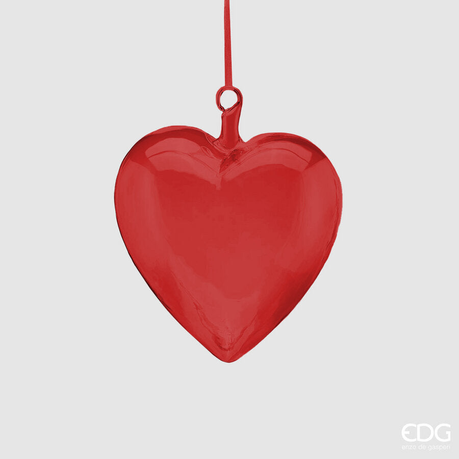 Corazón cristal rojo