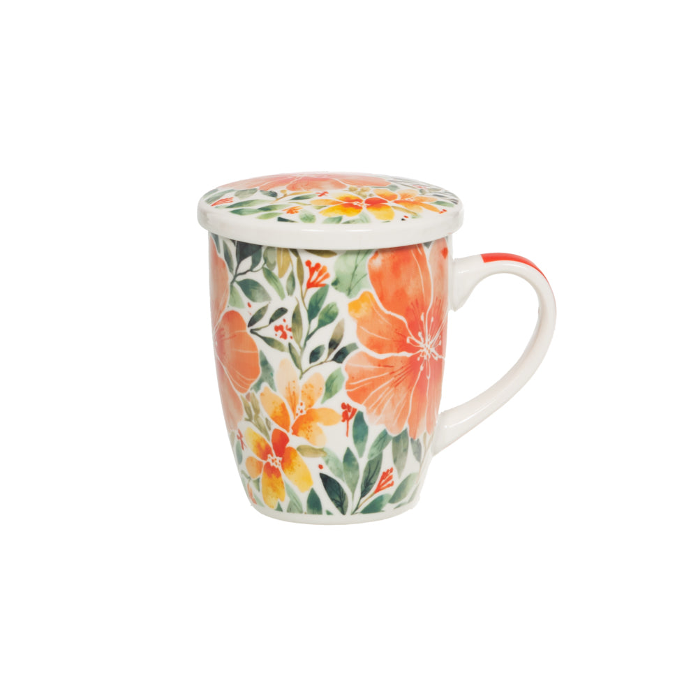 Taza filtro Flor naranja