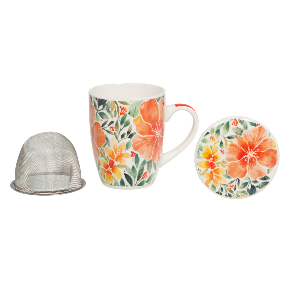 Taza filtro Flor naranja