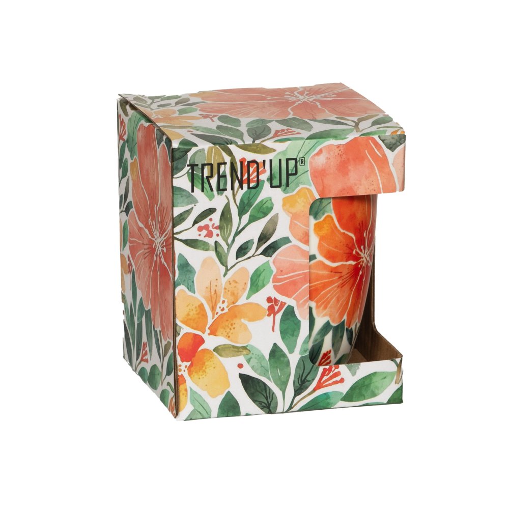 Taza filtro Flor naranja