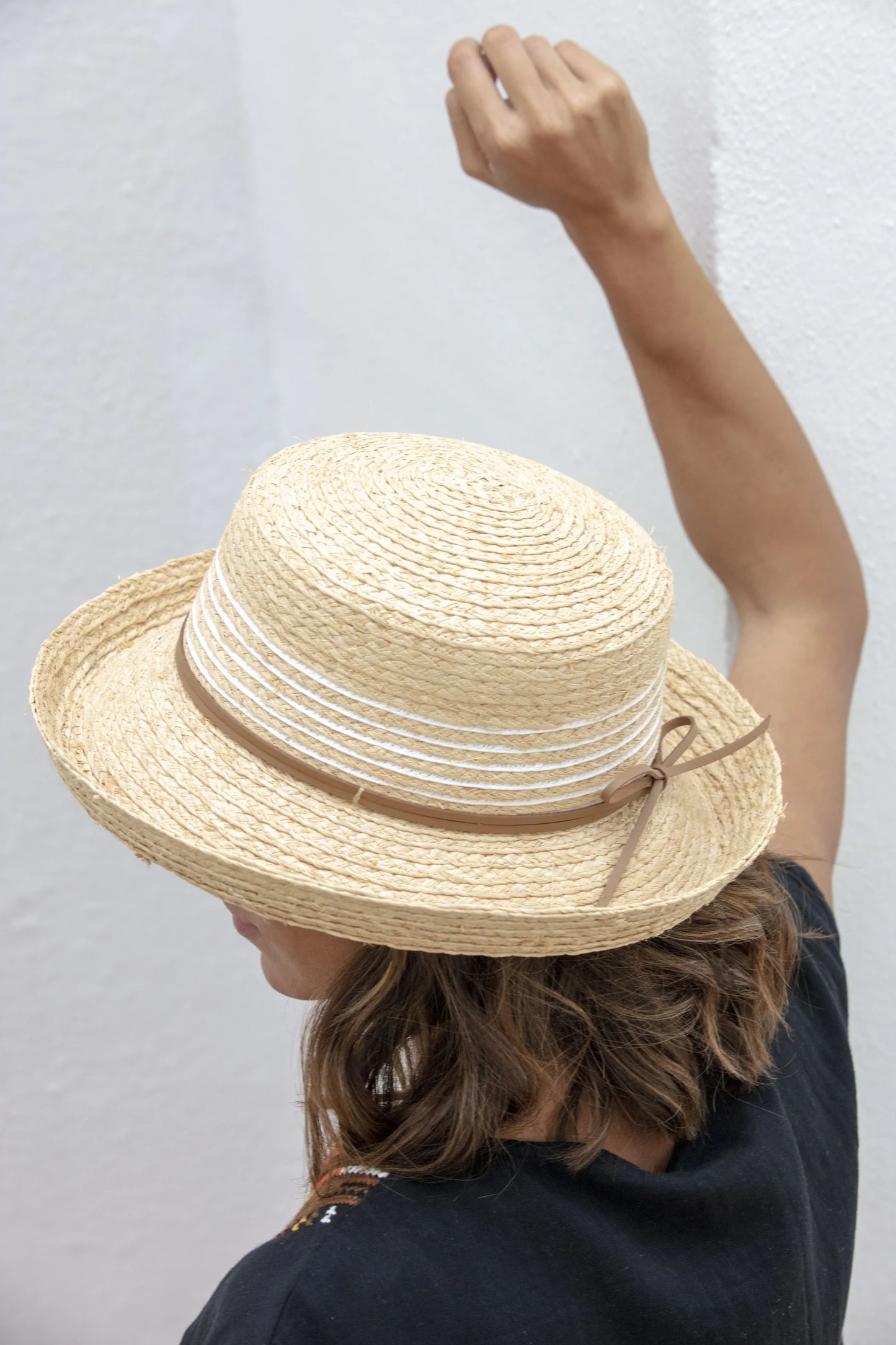 Sombrero Semielevado Cuero