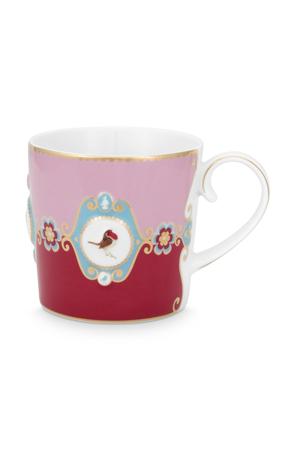 Taza Birds Red Media Rosa