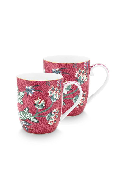 Mug set Flower Pink