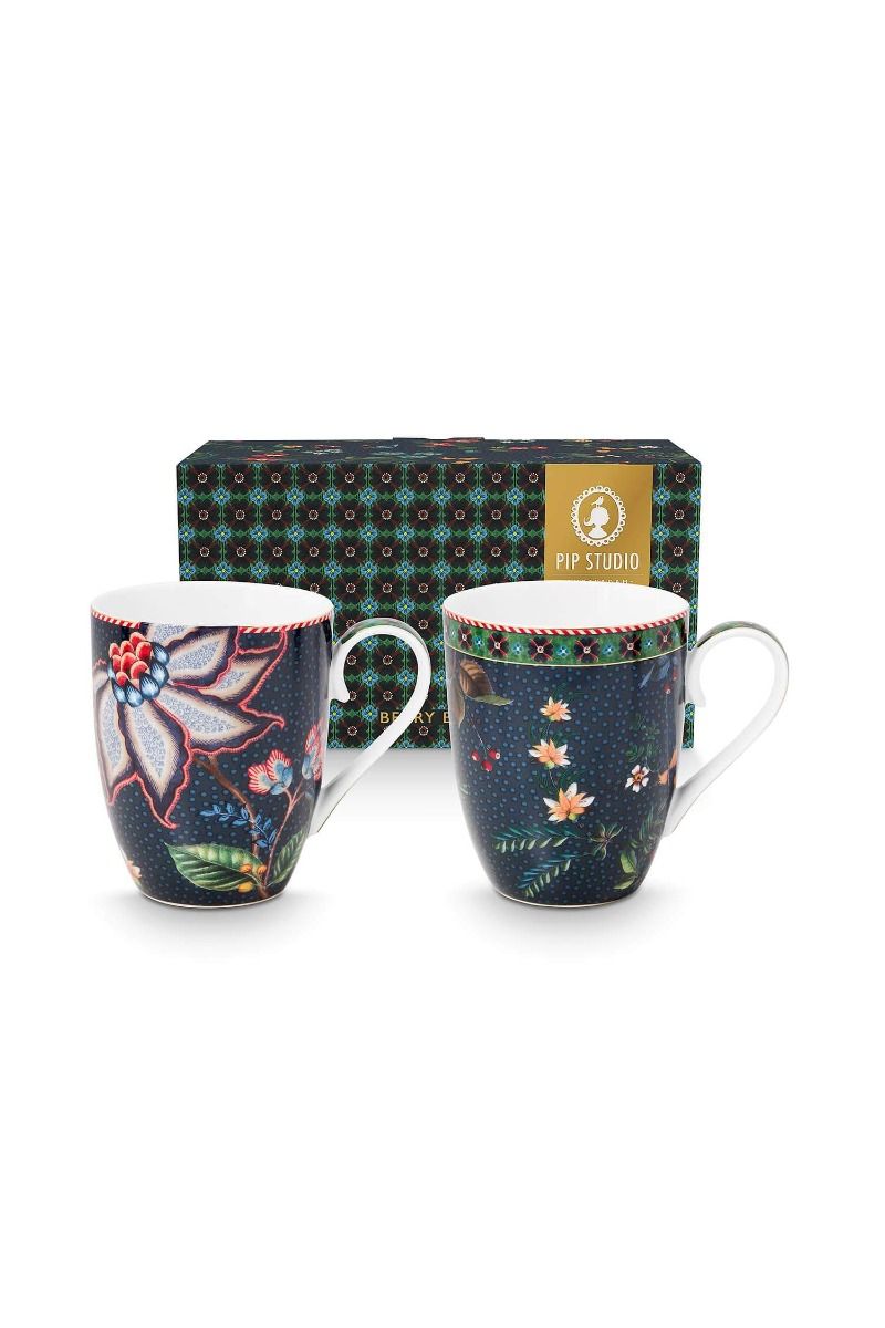 Set 2 Tazas Berry Blues