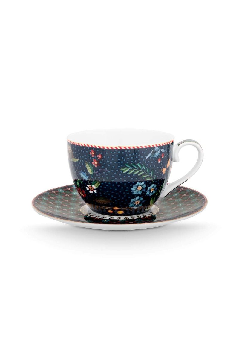 Taza y Plato Berry Blues