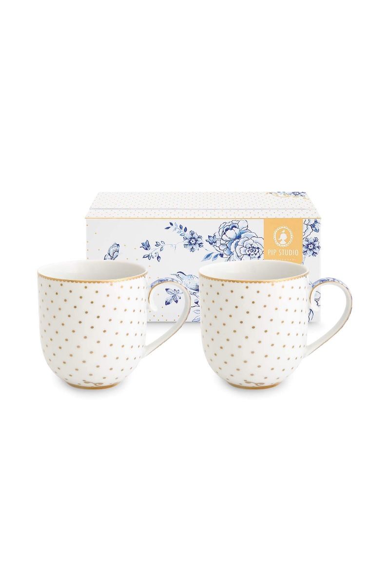 Set Mug White Royal