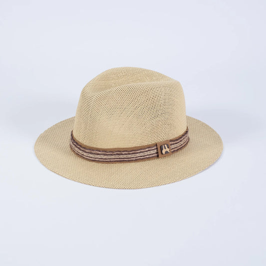 Sombrero Indiana deco cuerdas