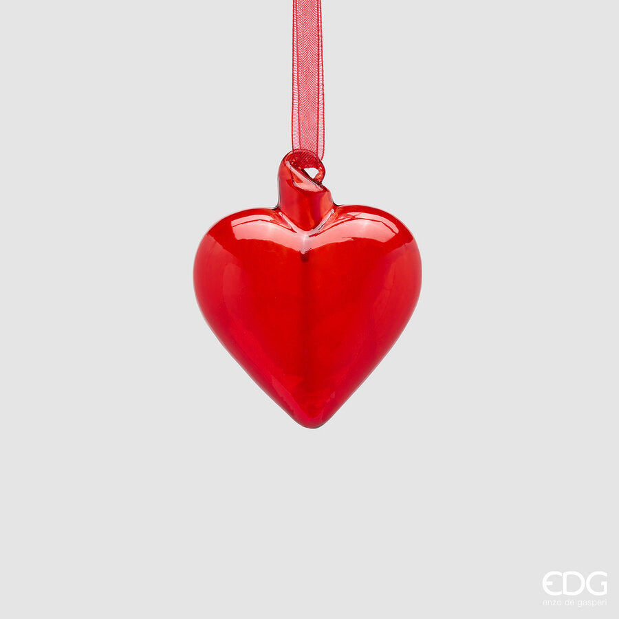 Corazón cristal rojo