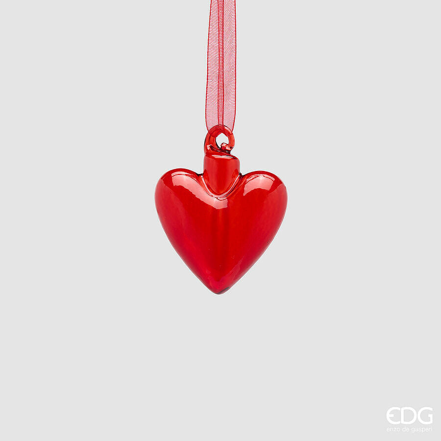 Corazón cristal rojo