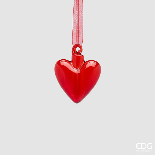 Corazón cristal rojo
