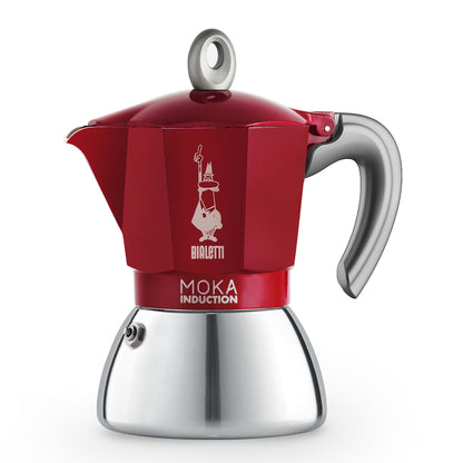 Cafetera Inducción Negra- Roja