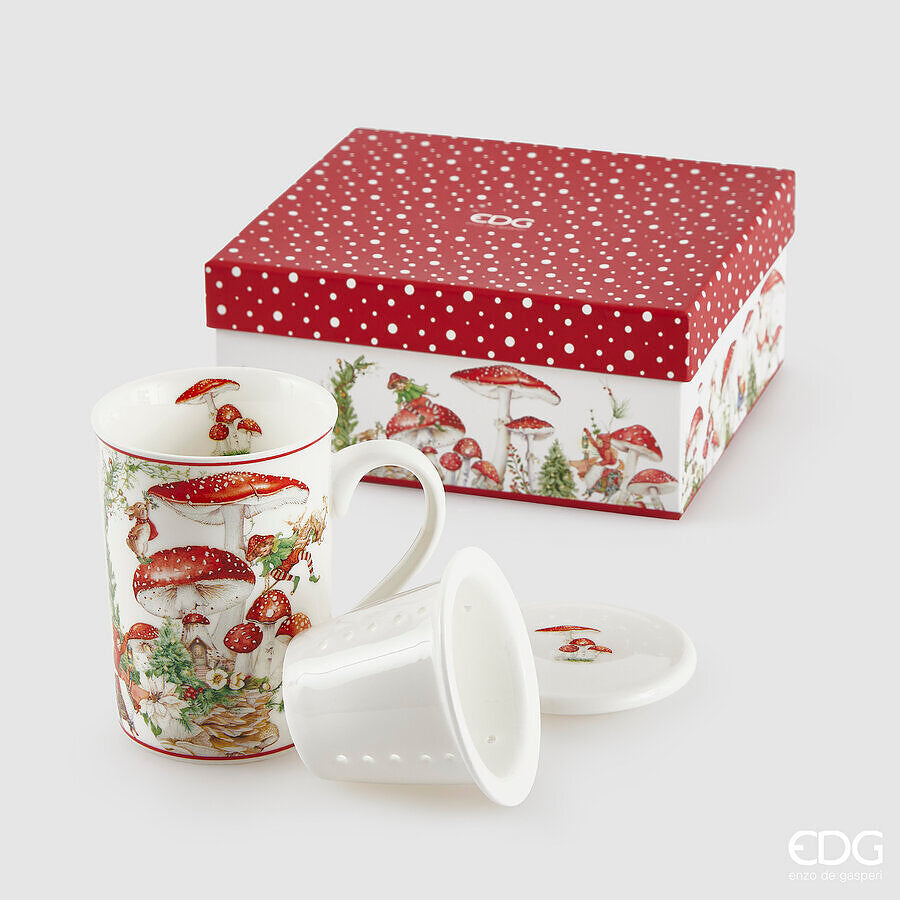 Cajas + Tazas Setas Rojas