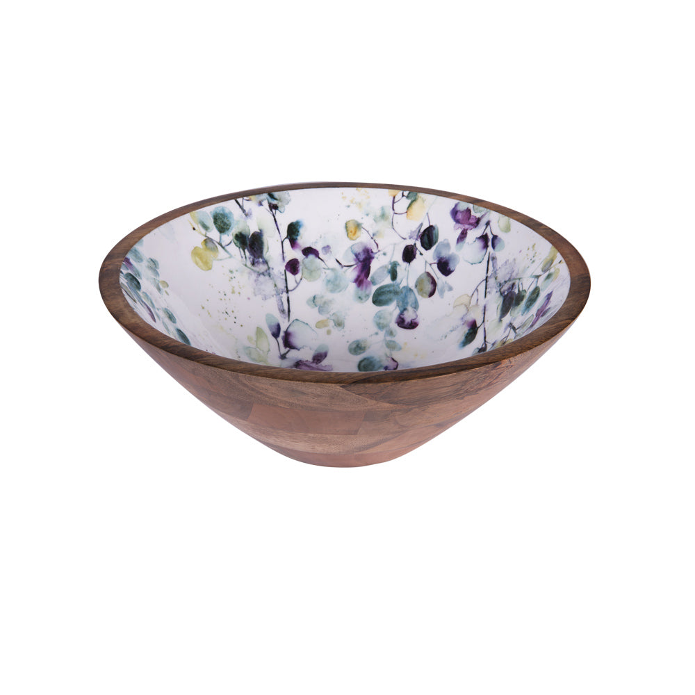 Ensaladera Madera Acuarela 30cm