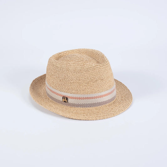 Sombrero Ala Corta Banda Tricolor