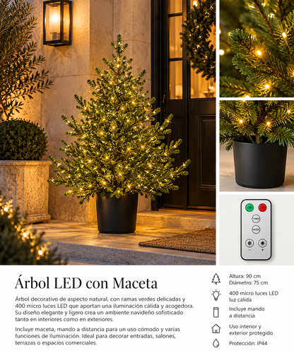 Árbol Pino Led 400ML