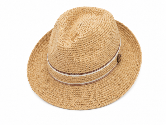 Sombrero Rafia con detalle AS465