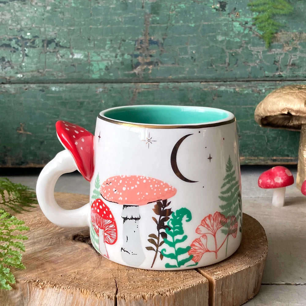 Taza Bosque Setas
