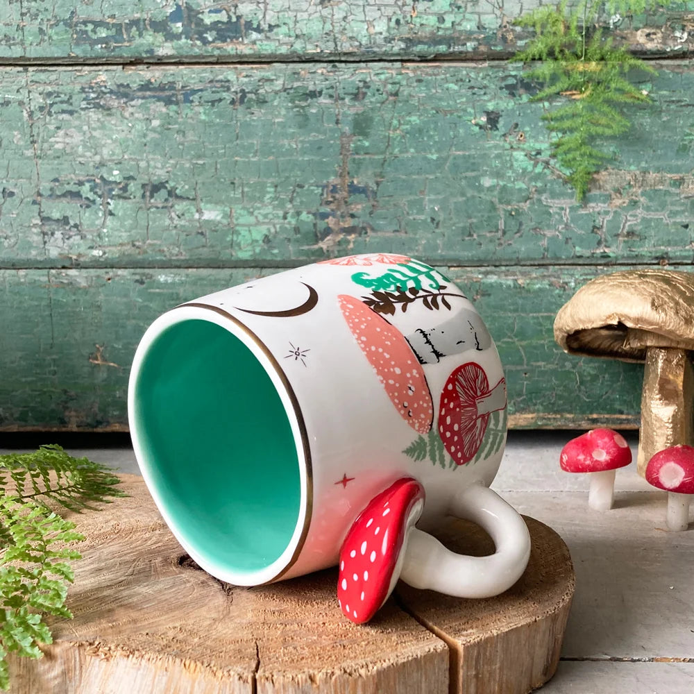 Taza Bosque Setas