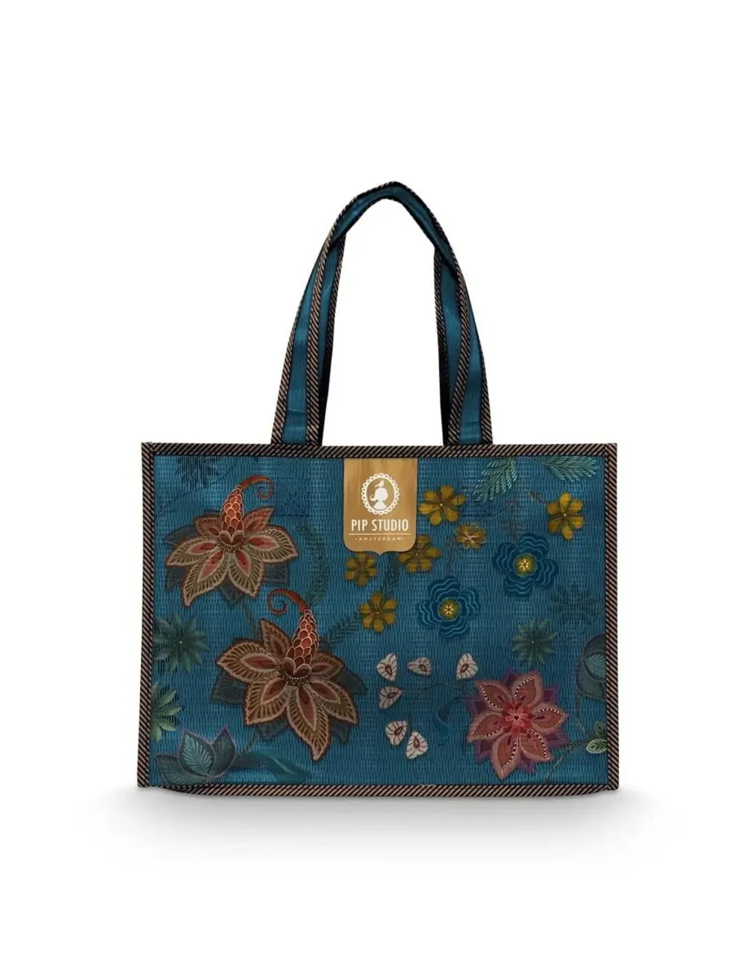 Bolsa Flower Azul