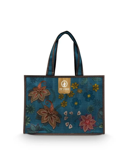 Bolsa Flower Azul
