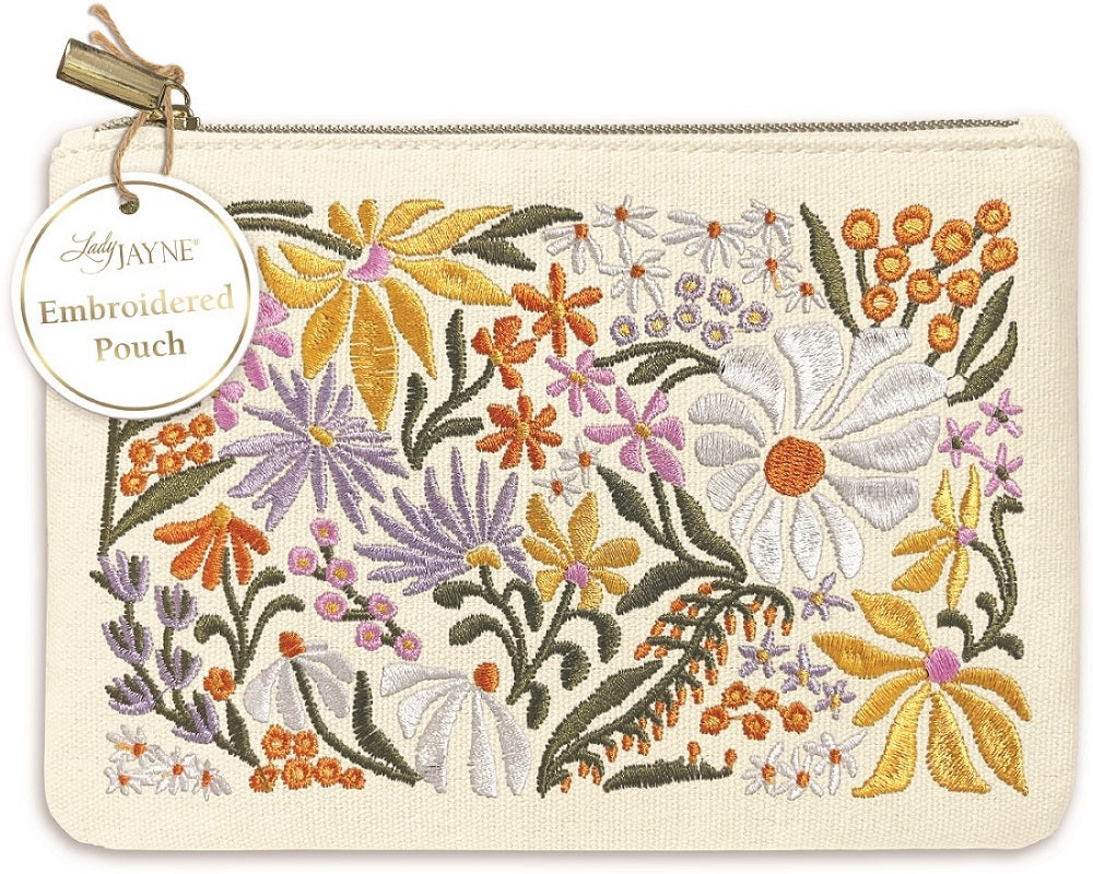 Estuche bordado Flores Silvestres