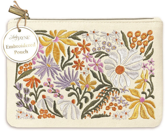 Estuche bordado Flores Silvestres
