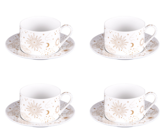 Astros Caja 4 Taza Plato