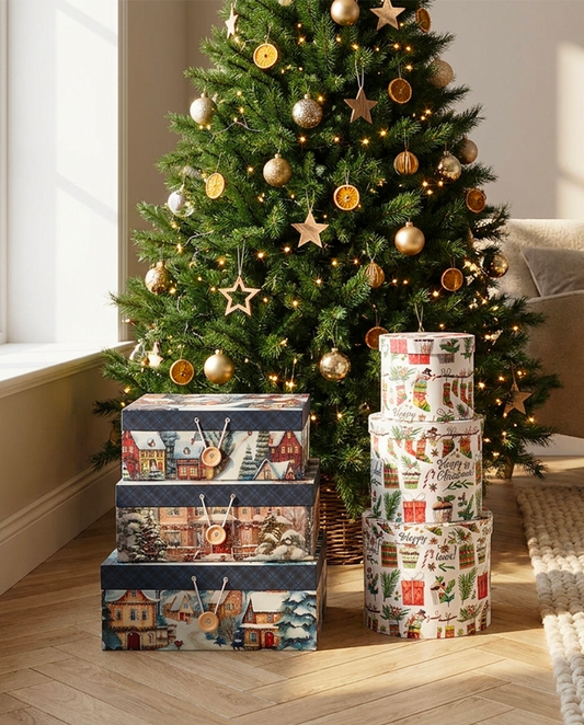 Set de Cajas de Regalo Decorativas