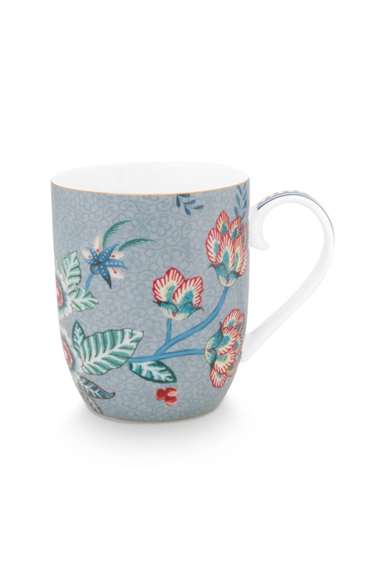 Taza Flower Festival Azul
