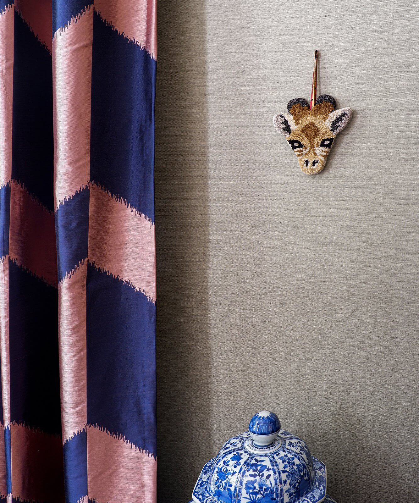 Alfombra  COLGANTE cabeza animales