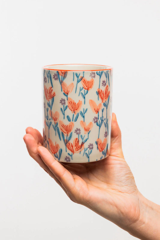 Vaso cepillos Dulzura Floral