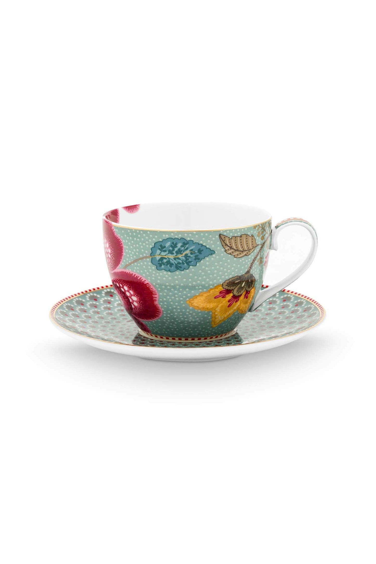 Set Taza + Plato Booming Tales Blue